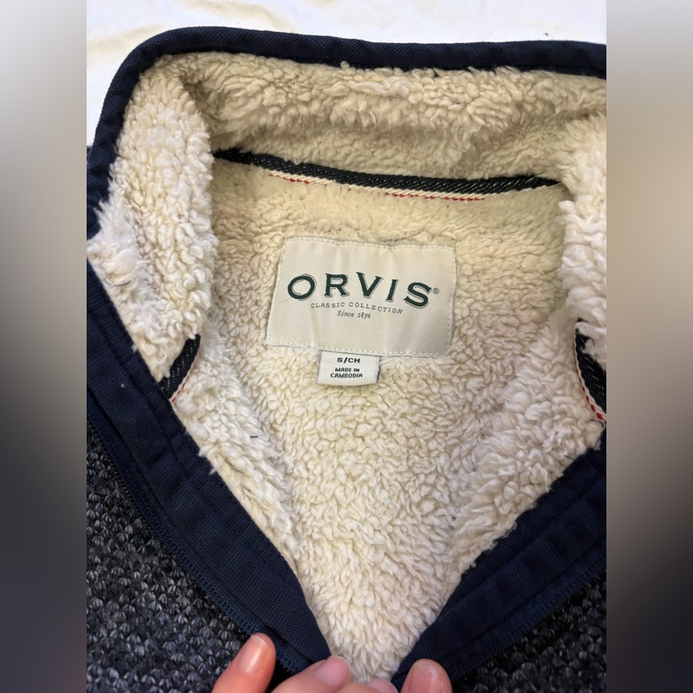 Orvis Sherpa quarter zip fleece size small women’s